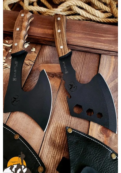 Outdoor Balta 2'li Kamp Baltası Nacak Budama Baltası Ahşap Sap X