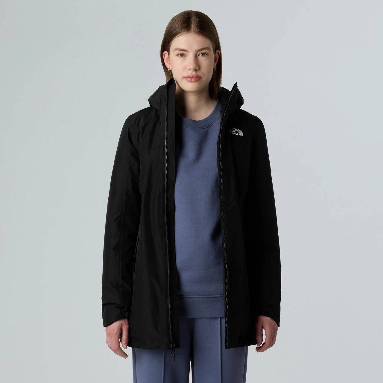 The North Face W Hikesteller Insulated Parka Kadın Mont-30598 Siyah