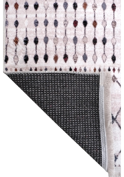 Etnik Desen Modern Halı Dekoratif Kilim Bej