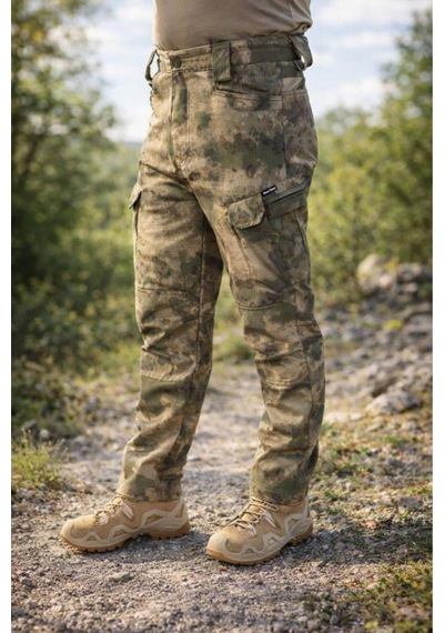 Sıngle Sword Suya Ve Rüzgara Dayanıklı Çok Cepli Softshell Pantolon - A-tacs Kamuflaj, 2xl Beden Atacs - 611415699 Atacs