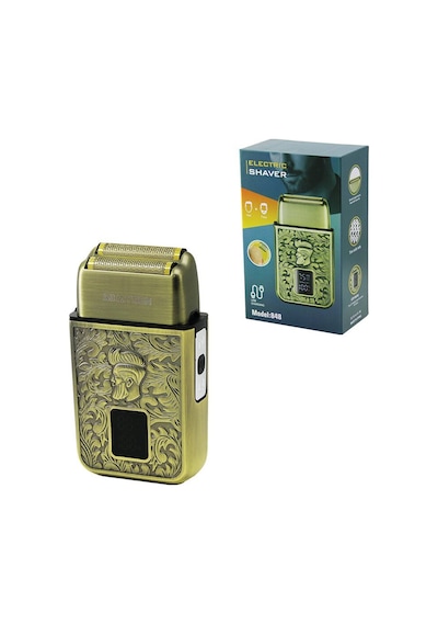 Electric Shaver-848 Sk-2025 Traş Makinesi 2ın1 Lcd Ekran Çanta Boy Usb Şarjlı Seyahat Tipi Cep Diğer