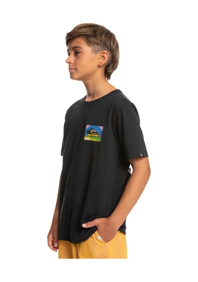 Quiksilver Colour Flow Ss Yth Siyah Siyah