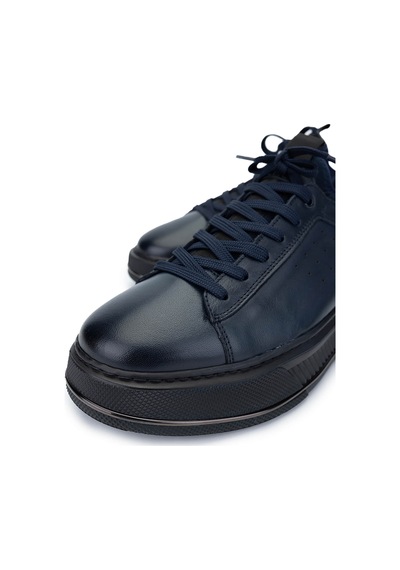 Tamer Tanca Erkek Hakiki Deri Lacivert Sneakers & Spor Ayakkabı 381 20550 Erk Ayk Sk24-25 Lacı Anl Lacivert