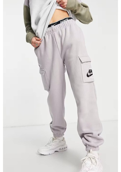 Nike Sportswear Graphic Fleece Cargo Womens Pant Kadın Eşofman Altı Lila Lila