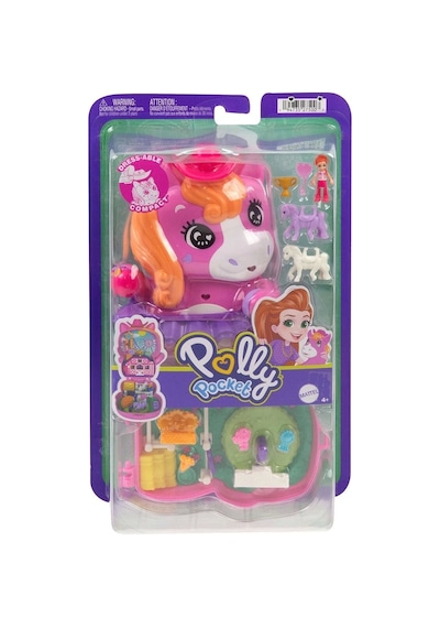 Jcr39 Polly Pocket Midilliyle Rodeo Heyecanı Mikro Oyun Seti Standart