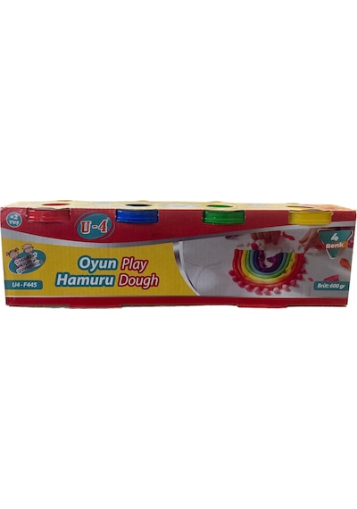 U4 Oyun Hamuru 4 Renk 120 G