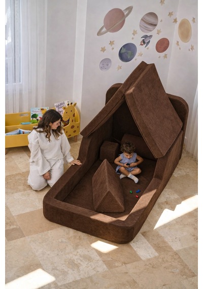 Funbed Yeni Nesil Montessori Çocuk Yatağı & Oyun Alanı Yıkanabilir Sıvı Geçirmez Kahverengi - 836527200 Funbed Yeni Nesil Montessori Çocuk Yatağı & Oyun Alanı Yıkanabilir Sıvı Geçirmez Kahverengi - 836527200