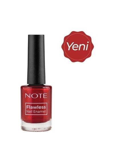 Note Cosmetics Nail Flawless Oje 34 Crazy Red, Kırmızı 0