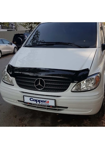 Cappafe Mercedes Viano Ön Kaput Koruyucu Rüzgarlığı 4Mm Akrilik