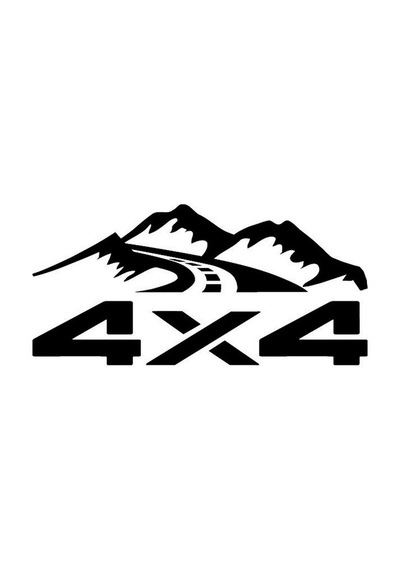 4x4 Off road ve Dağ Sticker Etiketi 28 Cm oto sticker