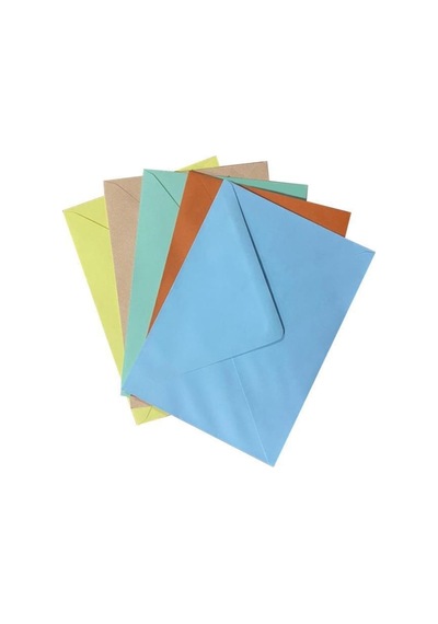 13x18 Davetiye Zarfı 80 Gr. Renkli 5'li