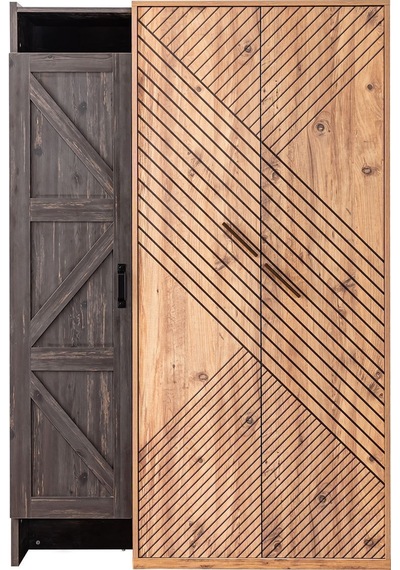 Ranza, Deluxe Ayrılabilir Ranza Elit 3 Kapılı Dolap 90 X 190 CM
