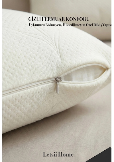 Premium Sıvı Geçirmez Tek Kişilik Alez + Yastık Alezi Seti Ultra Sessiz Fitted Yatak & Fermuarlı Y Çok Renkli