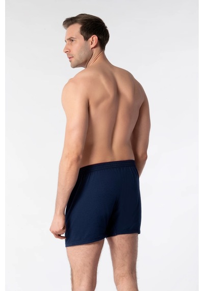Erkek Karışık Renk 12'li Paket Penye Düğmeli Boxer KARIŞIK
