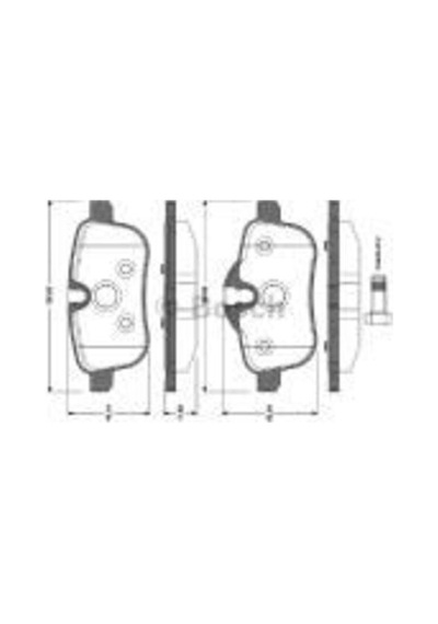 Bosch 0986494450 Arka Balata Bmw E89 Z4 Sdrive 23ı Sdrive 30ı 09 Sdrive 20ı Sdrive 28ı 11 Sdrive 18 I 13 0986tb3100 0252455918pd