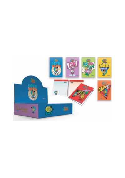 Gıpta Kral Şakir A7 İkili Mini Bloknot 36'lı Stand