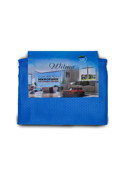 Wilma Secret Temizlik Cam Bezi 40 40 6 Lı Paket Çok Renkli