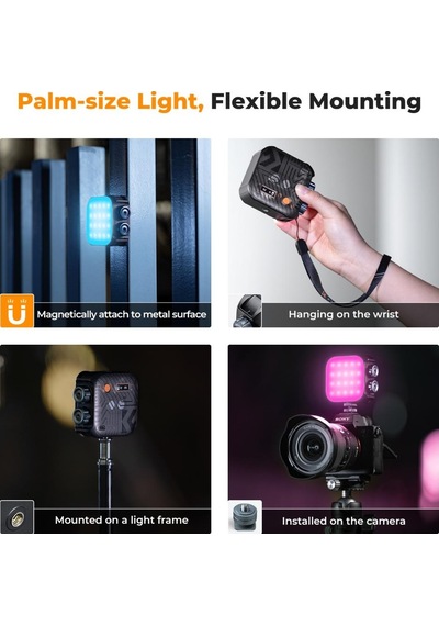 Pocket-size Rgb Led Video Light Mini Rgb Video Işığı
