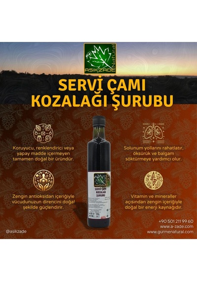 Aşıkzade Çam Kozalağı Şurubu 500ml