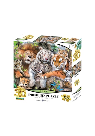 Prime 3d - Vahşi Kediler 150 Parça Puzzle 10872