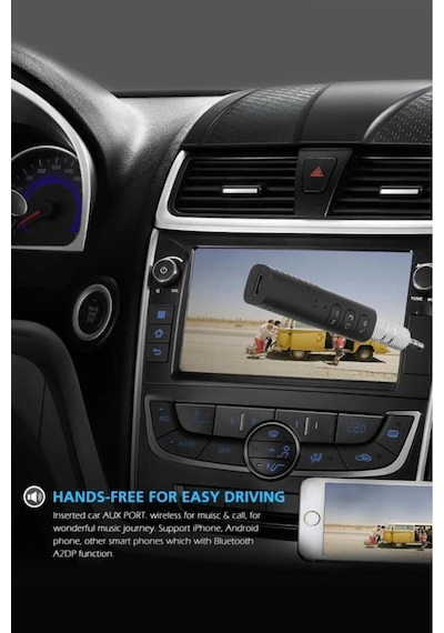 Bluetooth Aux Araç Kiti Mp3 Çalar Ts03 Siyah
