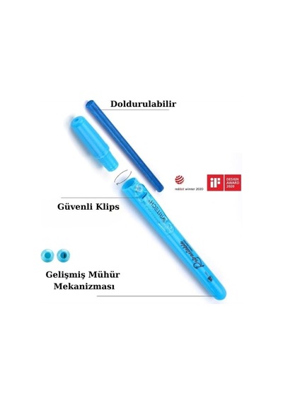Tr Highlighters Fosforlu Kalemler 6'li Set - Geri Çekilebilir Tasarım Pastel Renkler Genel