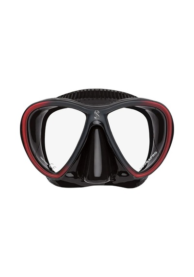 Scubapro Synergy Twin Dalış Maskesi Siyah/kırmızı Siyah - Kırmızı