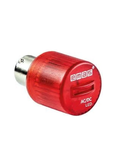 Emas Ikml024k ,kırmızı-24vac/dc Yedek Tepe Lamba