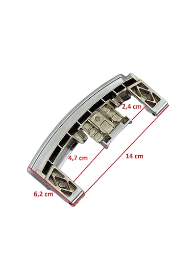 Vestel İle Uyumlu Cm9710 Çamaşır Makinesi Kapak Mandalı Tutamağı İnox