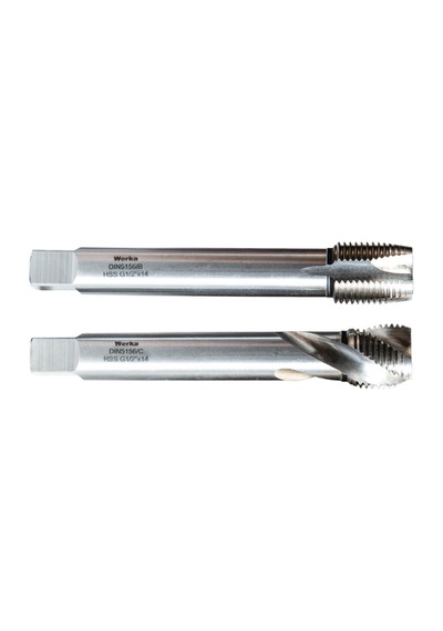 Werka Dın5156/b Gaz Diş Hss Düz Makine Kılavuzu G 3/4" X 14