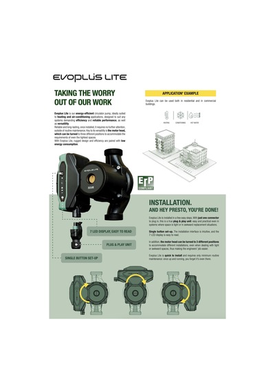 Dab Evoplus Lite 60/180-32 Fre. Kon. Pompa - 1¼''