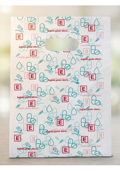 Yankı İtriyat Eczane Poşeti Büyük El Geçme 28x40 Cm 100 Adet