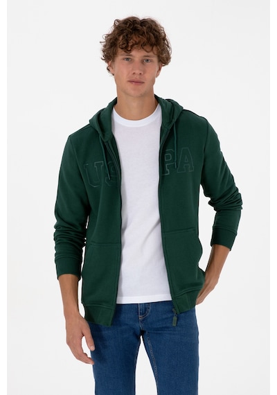 U.s. Polo Assn. Erkek Koyu Yeşil Hırka Örme 50313719-vr079 Koyu Yesıl