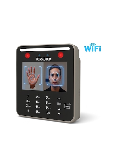 Perkotek Yt 32 Yüz Ve Avuç İçi Damar Tanıma Personel Takip Cihazı Wifi