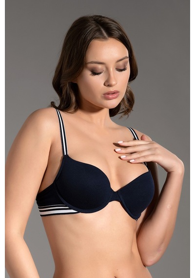 Newbra Penye Push-up Sütyen - Siyah