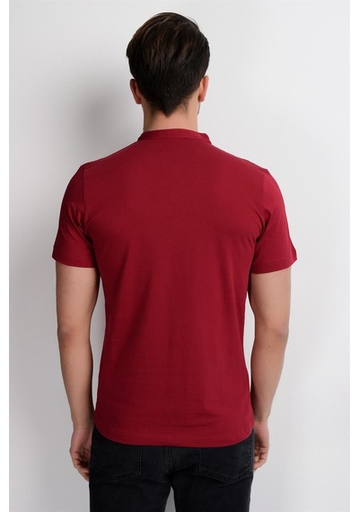 T8560 Dewberry T-shırt-açık Bordo