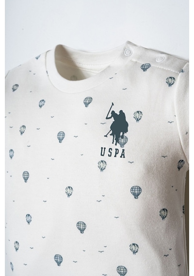U.s. Polo Assn. Erkek Bebek Beyaz Şort Takım 5274-49928 Beyaz