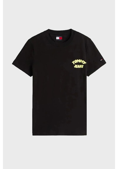 Tommy Jeans Logolu % 100 Pamuk Regular Fit Bisiklet Yaka T Shirt Bayan T Shirt Dw0dw22310 Bds Siyah Tommy Jeans Logolu % 100 Pamuk Regular Fit Bisiklet Yaka T Shirt Bayan T Shirt Dw0dw22310 Bds Siyah