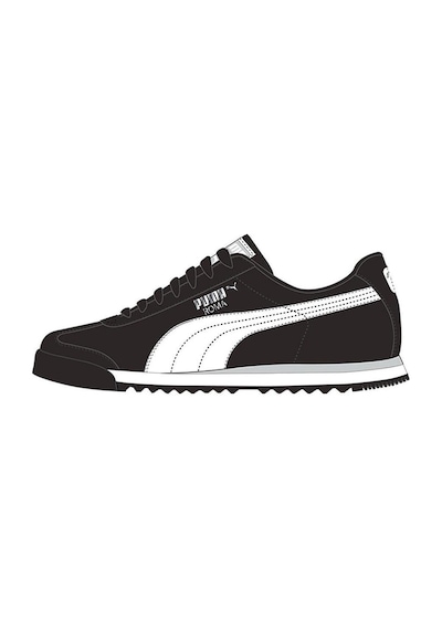 Puma Unisex Spor Ayakkabı Roma Basic 35357211 Siyah - Beyaz