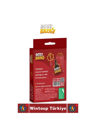 Eğlenceli Yılbaşı Arkadaş Grubu Parti Cesur Komik Bol Kahkaha Neşeli Oyun-dost Kazığı 112 Kart