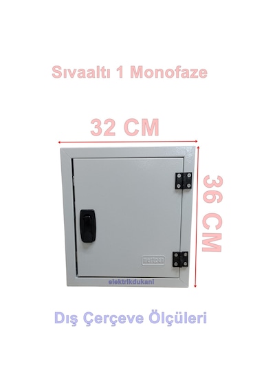 Mert 1001 S.a. 1 Monofaze Sayaçlı Otomatlı Pano