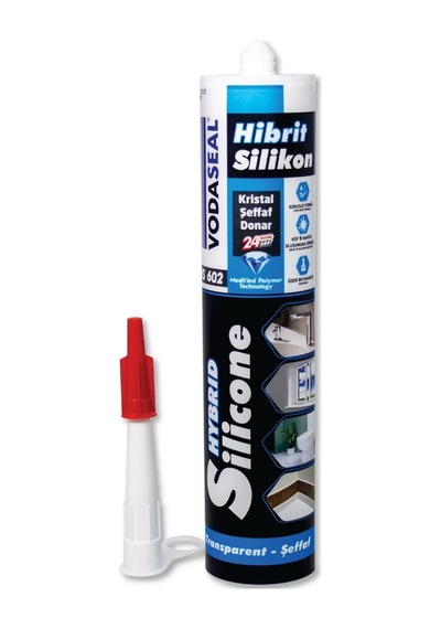 Hs602 - Hibrit Silikon Şeffaf Kartuş-280ml Renkli