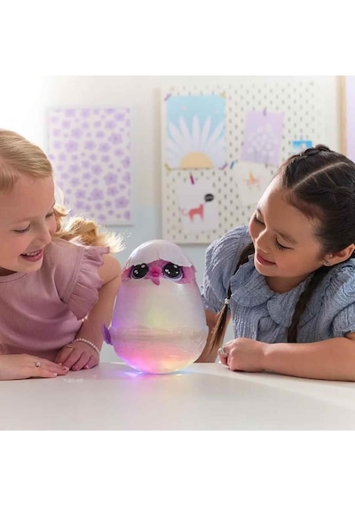 Spin Master Sesli Ve Işıklı Hatchimals Alive Mystery Hatch Pufficorn İnteraktif Peluş Sürpriz Yumurta - 6069132