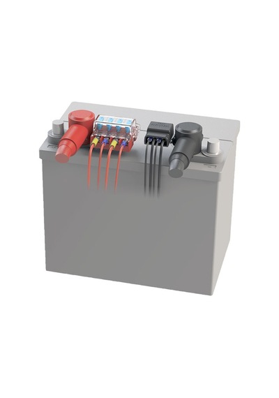 Blue Sea Systems St Blade Terminaline Montajlı Akü Sigorta Bloğu Kiti 5024