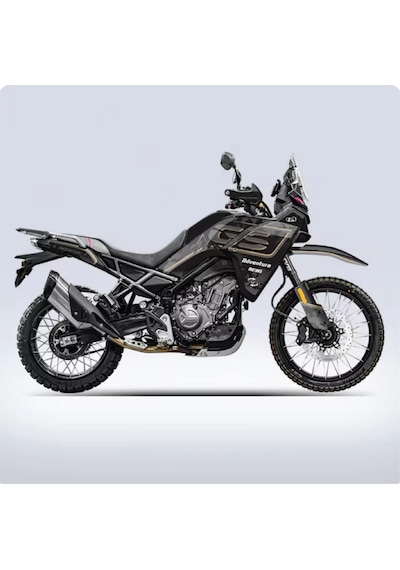 Cfmoto 450 Mt Gs Tasarım Parçalı Kaplama Sticker Etiket Modeli