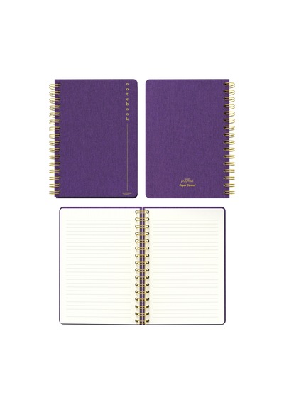 Melimelek Çizgili Defter Mor Bez Ciltli - Ceyda Düvenci Mor