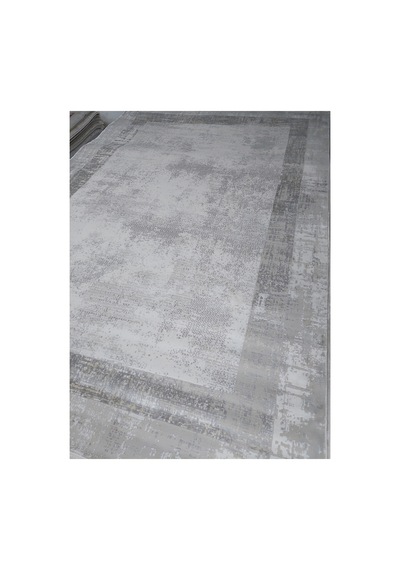 Bloom Serisi 200x290 6m2 Akrilik İplik Dokuma Makina Halısı Gri