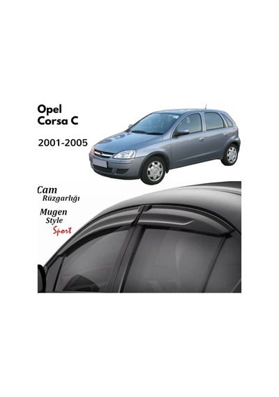 Opel Corsa C Uyumlu Cam Rüzgarlığı 2001-2005 Arası Uyumlu Mugen