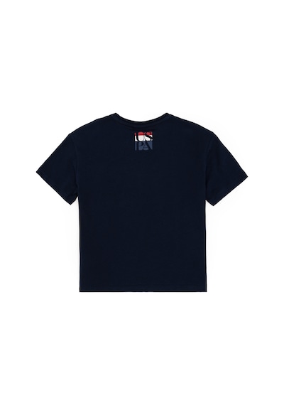 U.S. Polo Assn. Erkek Çocuk Lacivert Bisiklet Yaka Tişört 50295428-VR033
