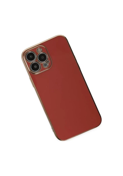 Newface Apple Uyumlu İphone 15 Pro Max Kılıf Volet Silikon - Kırmızı - Özel Seri 8683140618452